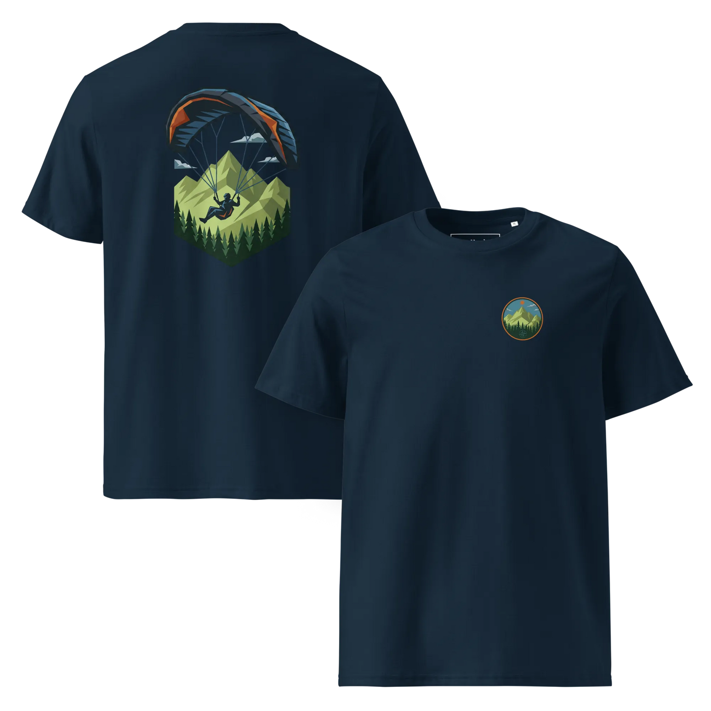 Paragliding Bio T-Shirt – Green Paraglider