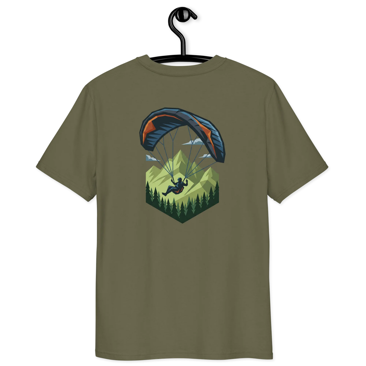 Paragliding Bio T-Shirt – Green Paraglider