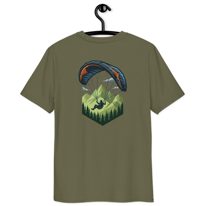 Paragliding Bio T-Shirt – Green Paraglider