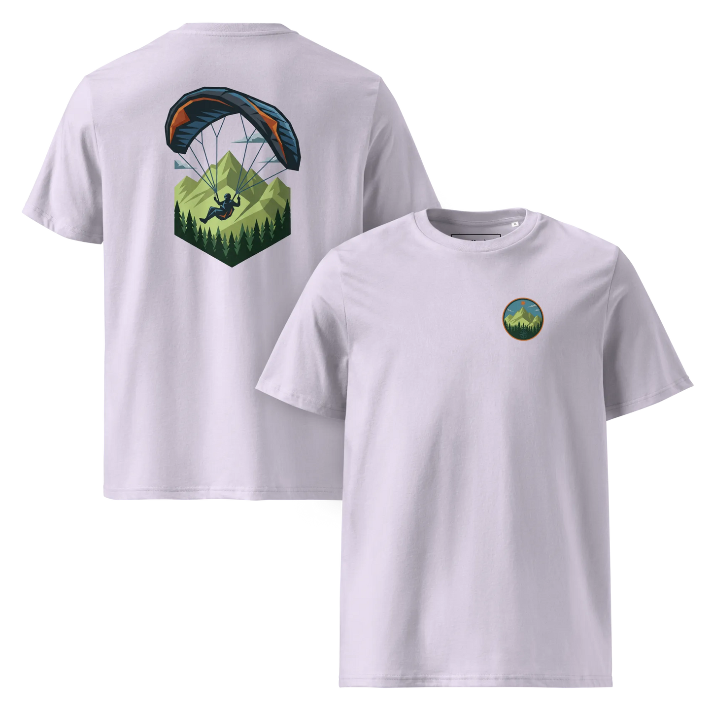 Paragliding Bio T-Shirt – Green Paraglider