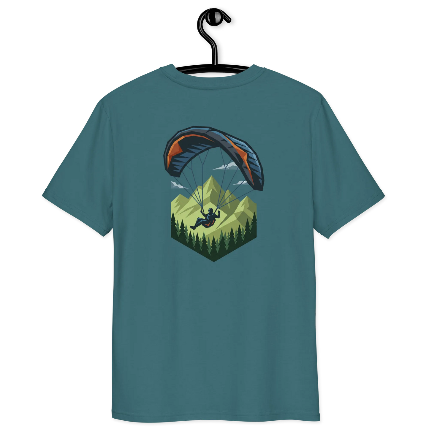 Paragliding Bio T-Shirt – Green Paraglider