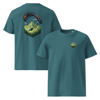 Paragliding Bio T-Shirt – Green Paraglider