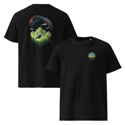 Paragliding Bio T-Shirt – Green Paraglider