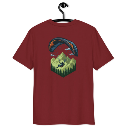 Paragliding Bio T-Shirt – Green Paraglider