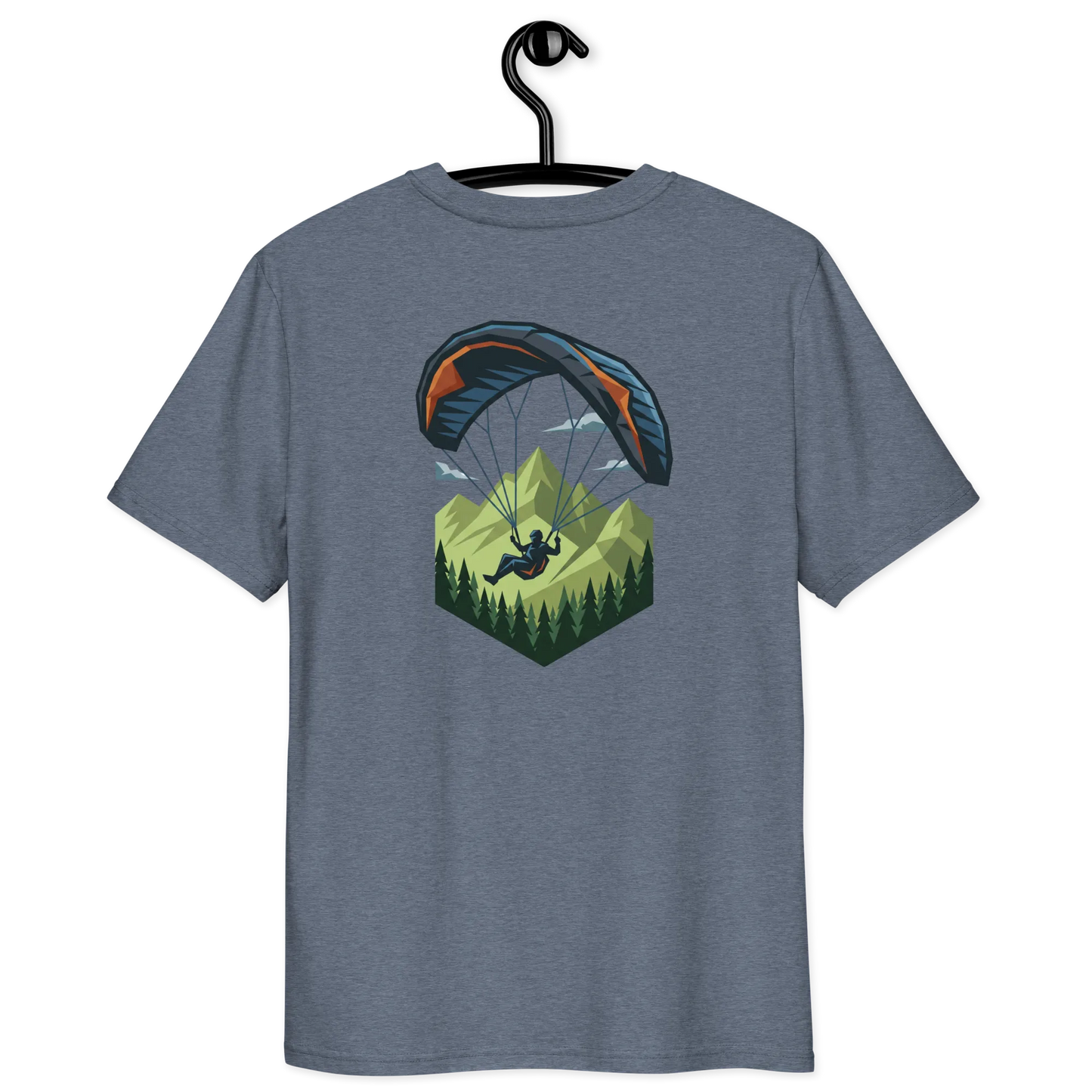 Paragliding Bio T-Shirt – Green Paraglider