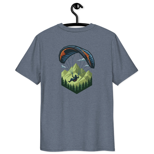 Green Paraglider - T-Shirt aus Bio Baumwolle