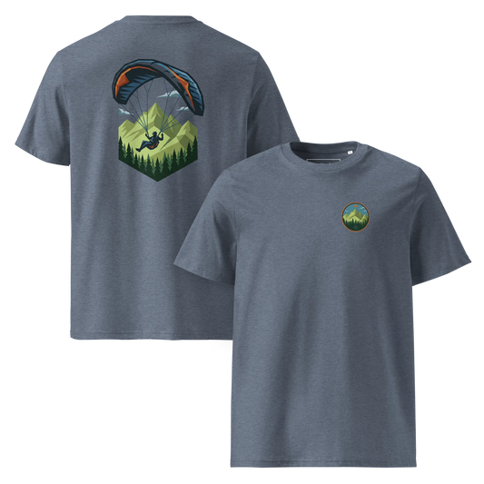 Green Paraglider - T-Shirt aus Bio Baumwolle