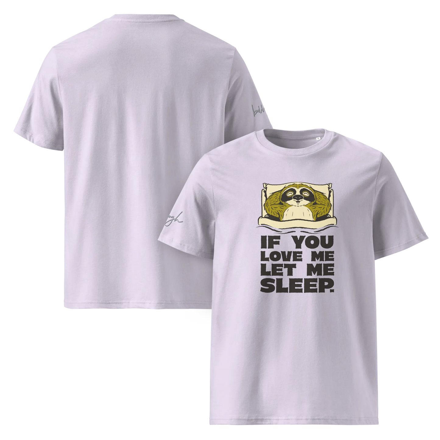 Bio Schlafshirt – Offizielles T-Shirt für Langschläfer und Morgenmuffel
