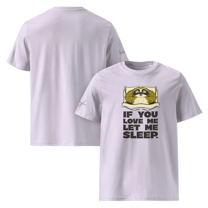 Bio Schlafshirt – Offizielles T-Shirt für Langschläfer und Morgenmuffel
