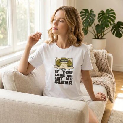 Bio Schlafshirt – Offizielles T-Shirt für Langschläfer und Morgenmuffel