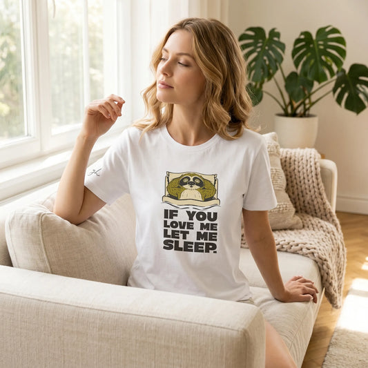 Bio Schlafshirt – Offizielles T-Shirt für Langschläfer und Morgenmuffel