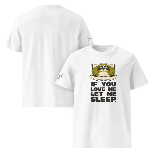 Bio Schlafshirt – Offizielles T-Shirt für Langschläfer und Morgenmuffel
