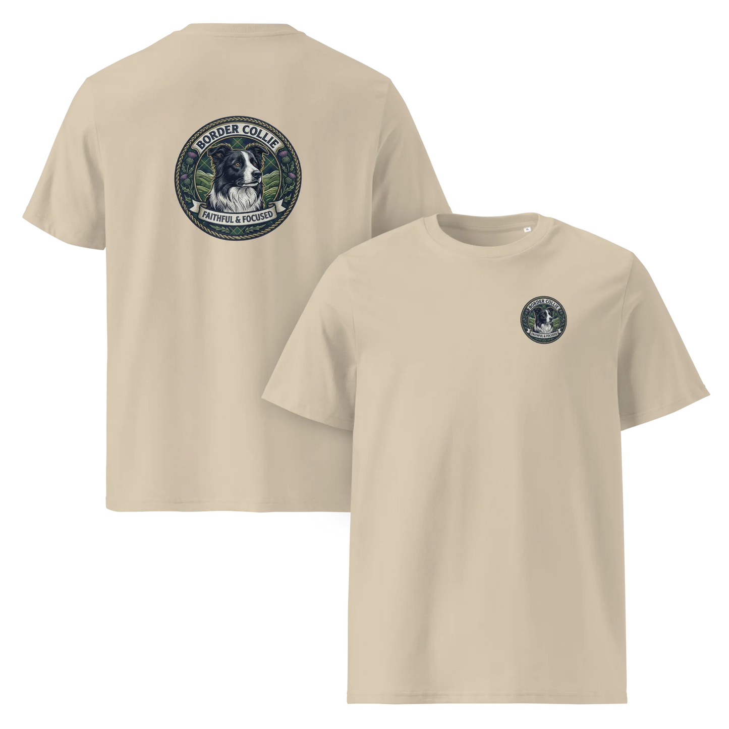 Border Collie – T-Shirt aus Bio Baumwolle