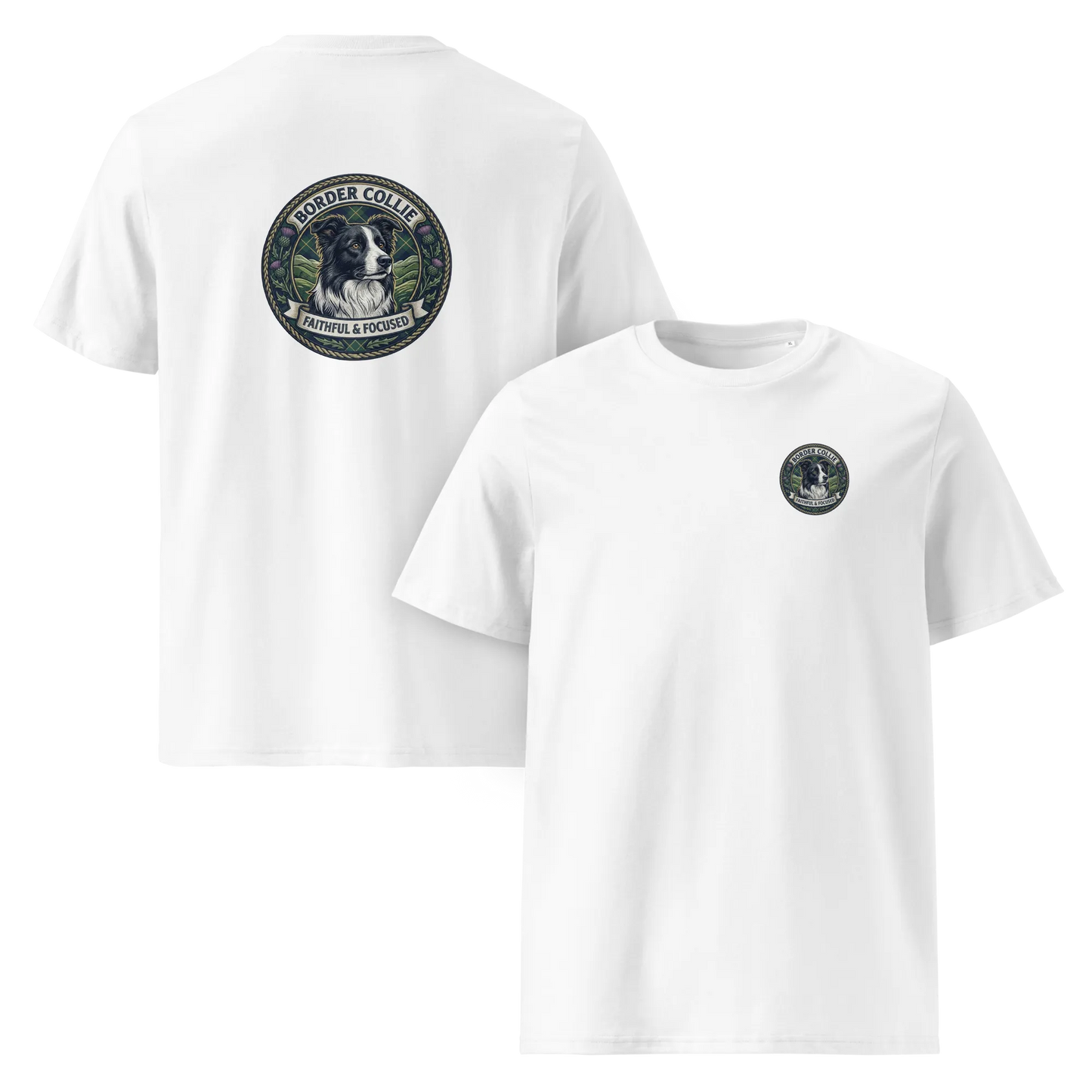 Border Collie – T-Shirt aus Bio Baumwolle