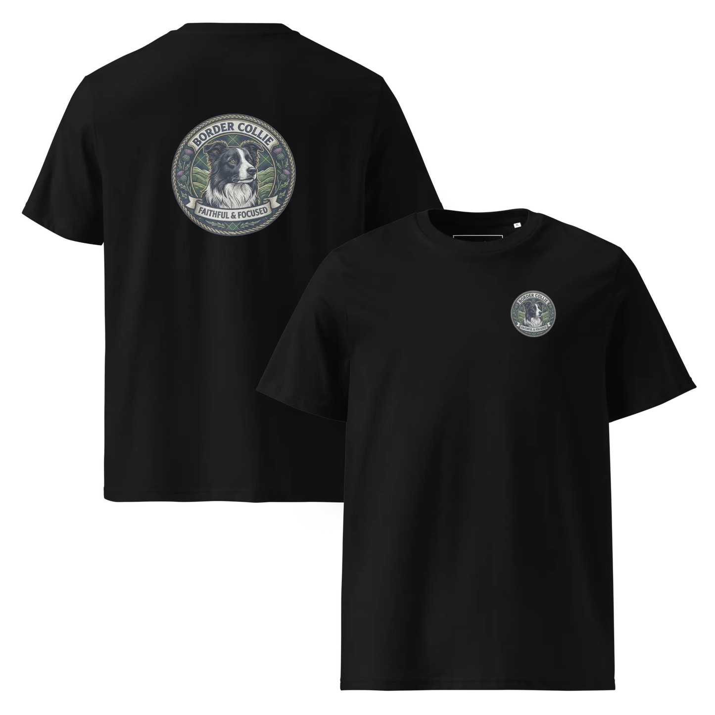 Border Collie – T-Shirt aus Bio Baumwolle
