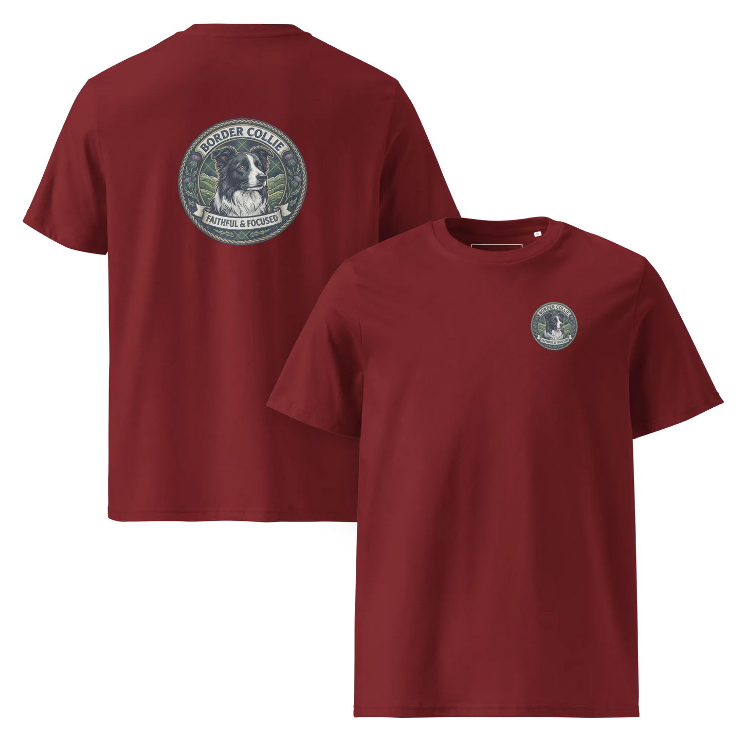 Border Collie – T-Shirt aus Bio Baumwolle