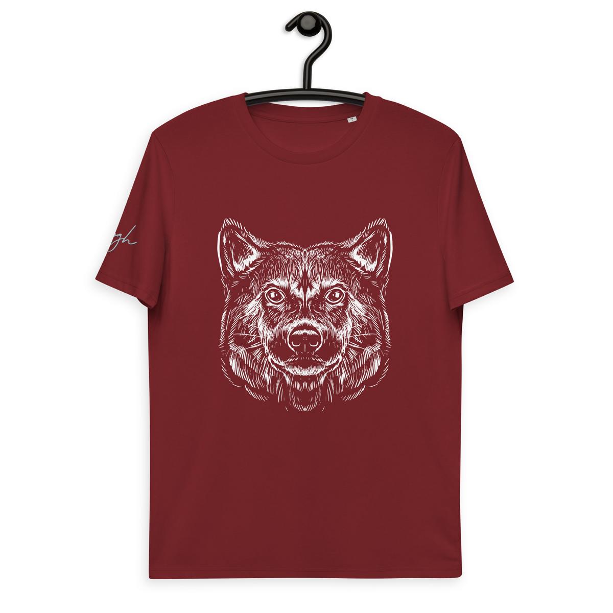 Stilvoll und Nachhaltig: Bio Baumwoll T-Shirt mit Shiba Inu Motiv