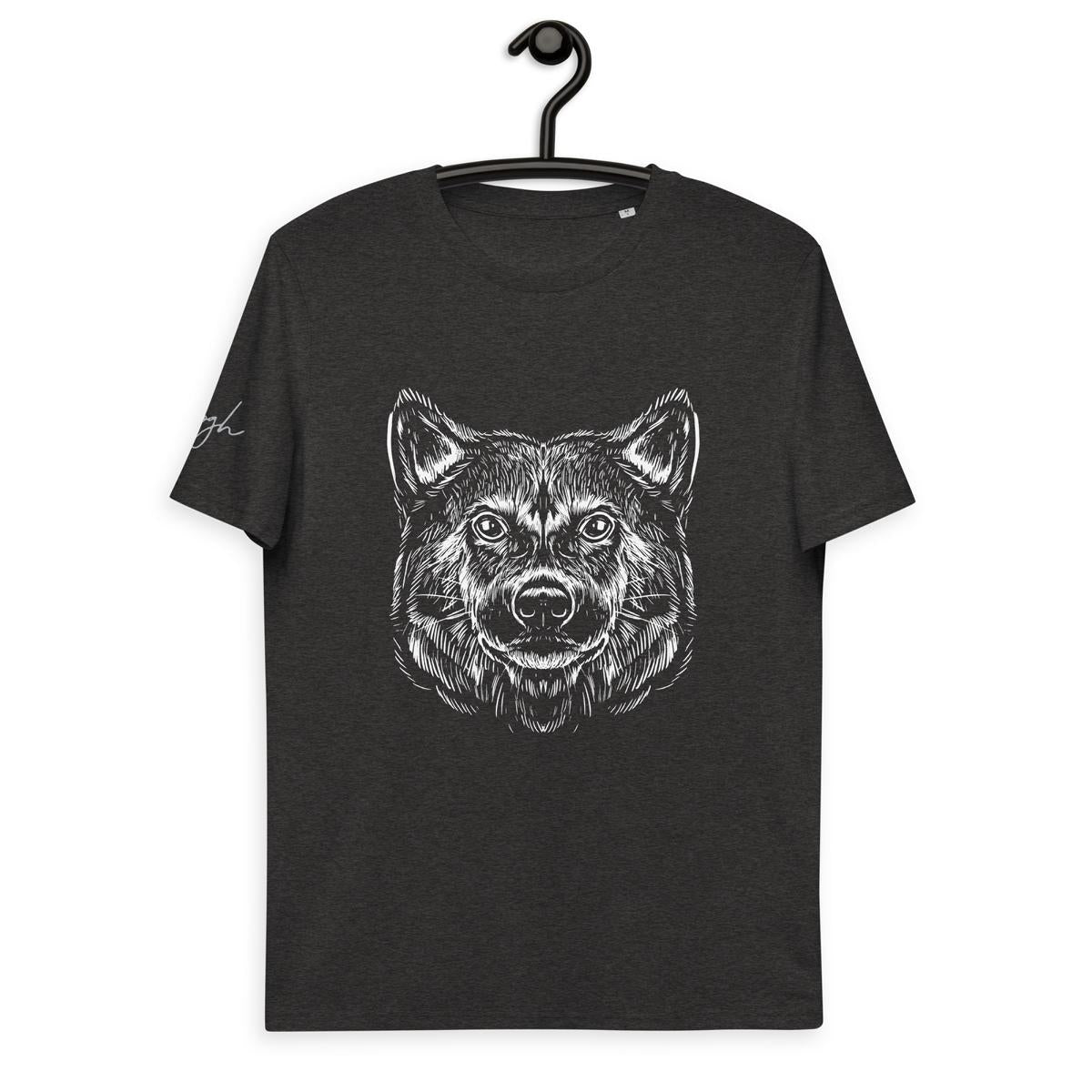 Stilvoll und Nachhaltig: Bio Baumwoll T-Shirt mit Shiba Inu Motiv