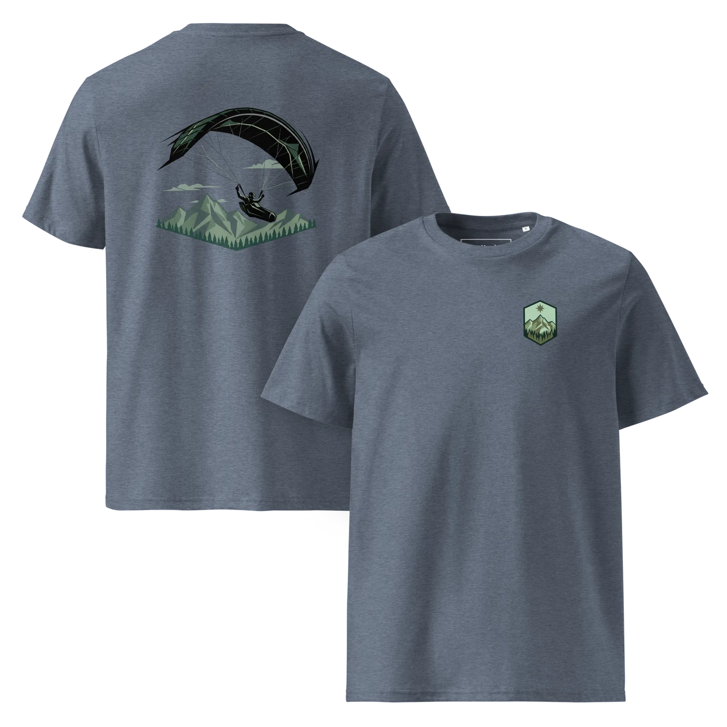 Paragliding Bio T-Shirt – Sun Fall Design