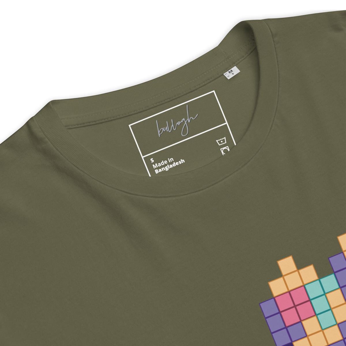 Gaming-Shirt „Pixel Heart“ – Bio, öko & pixelverliebt