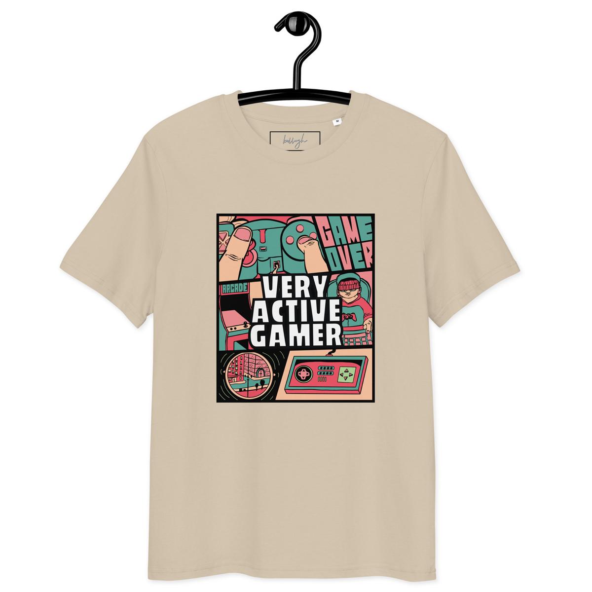Very Active Gamer – Das Bio-T-Shirt für Hardcore-Zocker