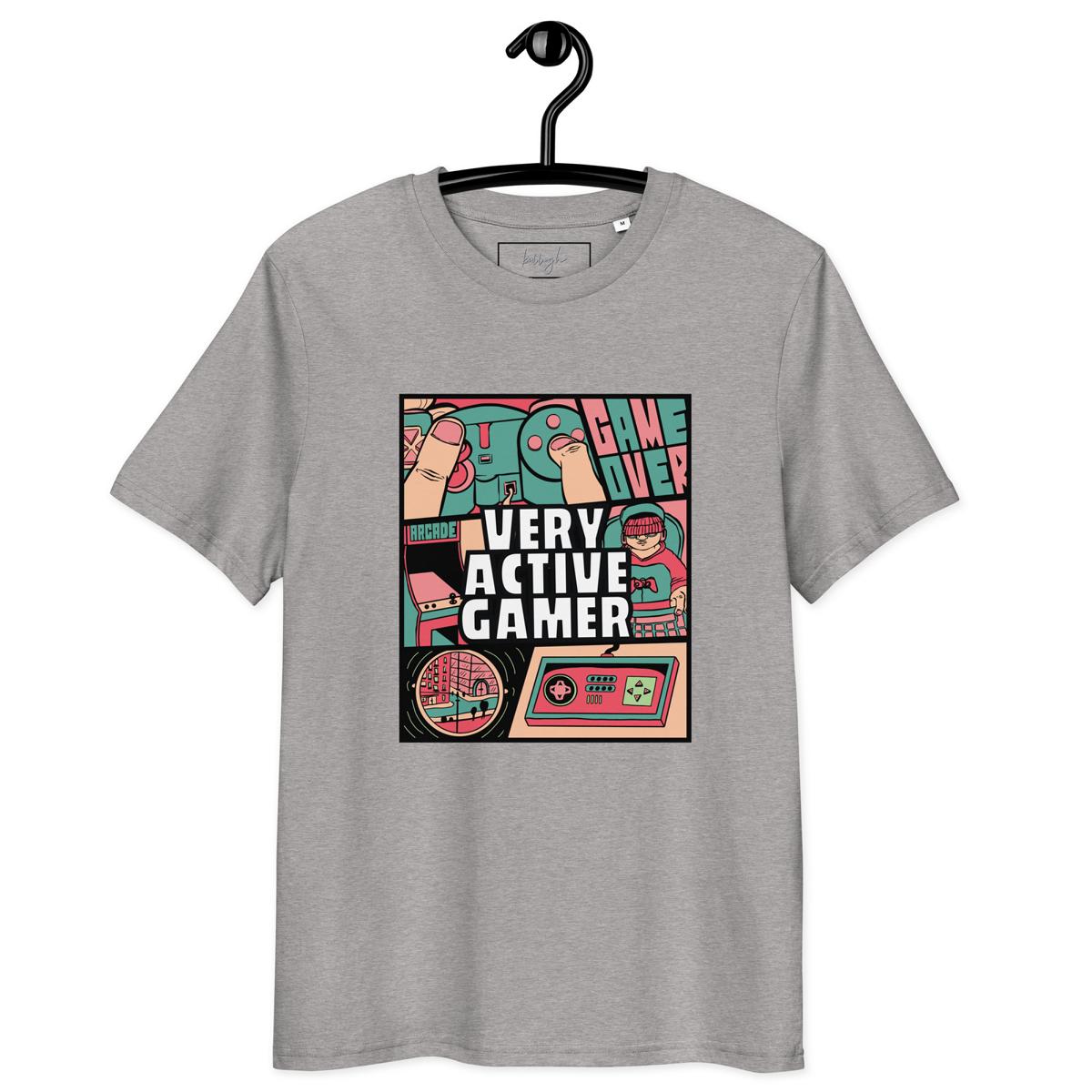 Very Active Gamer – Das Bio-T-Shirt für Hardcore-Zocker