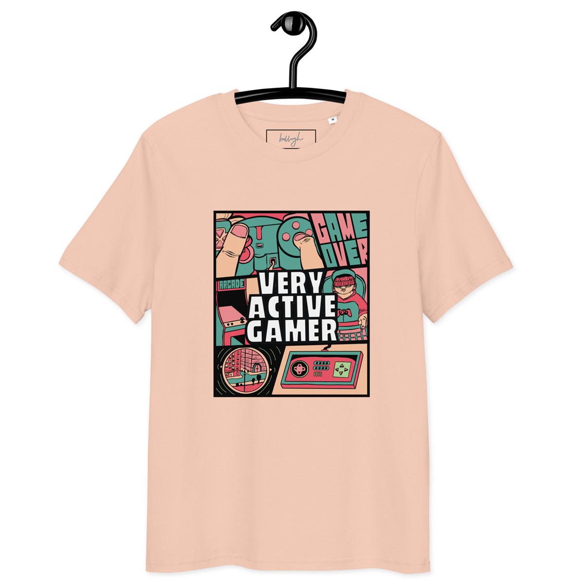 Very Active Gamer – Das Bio-T-Shirt für Hardcore-Zocker