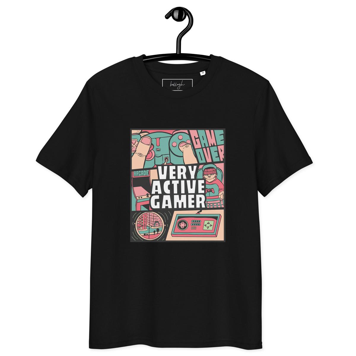 Very Active Gamer – Das Bio-T-Shirt für Hardcore-Zocker