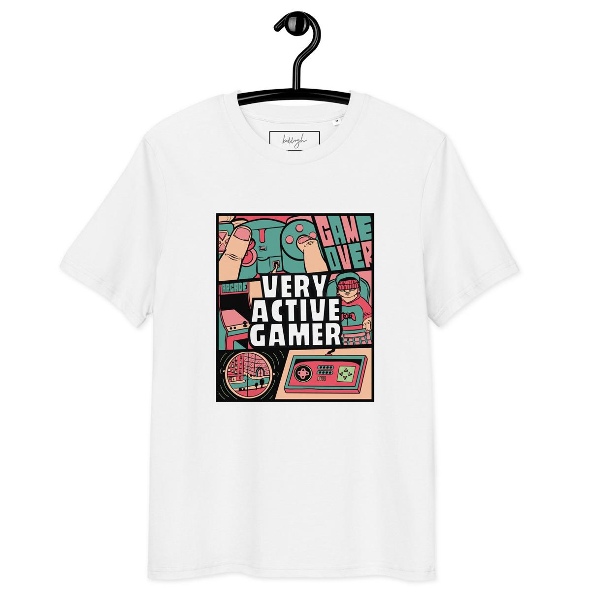 Very Active Gamer – Das Bio-T-Shirt für Hardcore-Zocker