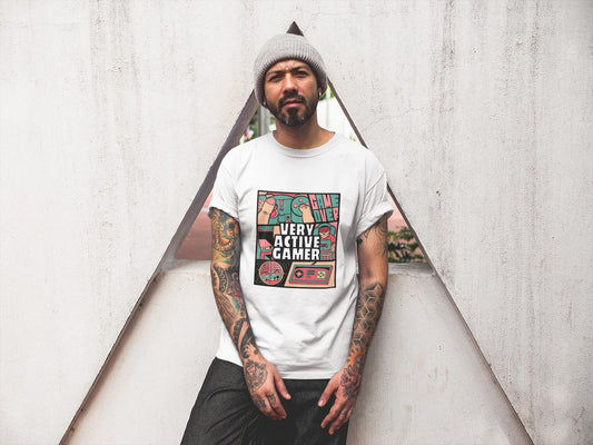 Very Active Gamer – Das Bio-T-Shirt für Hardcore-Zocker