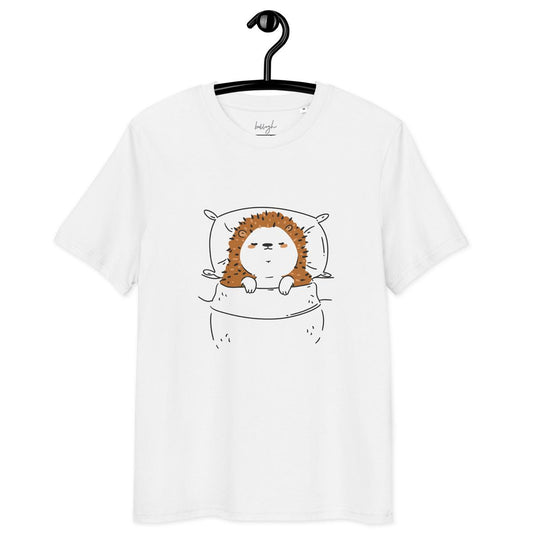 Offizielles Schlafshirt Igel – Bio-Baumwolle für Langschläfer