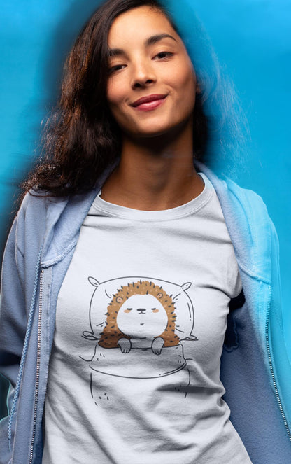 Offizielles Schlafshirt Igel – Bio-Baumwolle für Langschläfer