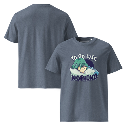 Do Nothing – Bio-Schlafshirt für echte Entspannungskünstler