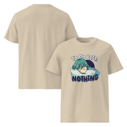 Do Nothing – Bio-Schlafshirt für echte Entspannungskünstler