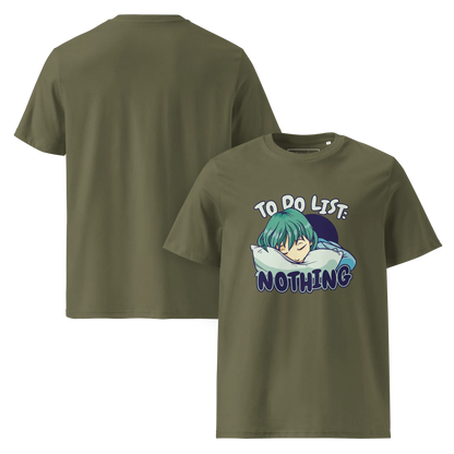 Do Nothing – Bio-Schlafshirt für echte Entspannungskünstler