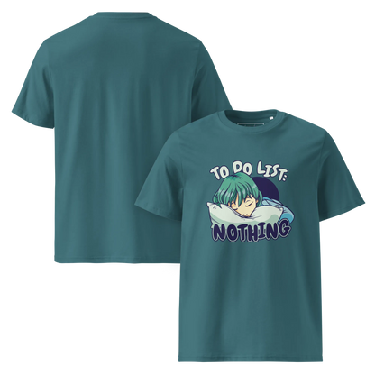 Do Nothing – Bio-Schlafshirt für echte Entspannungskünstler