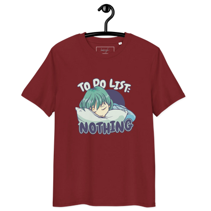 Do Nothing – Bio-Schlafshirt für echte Entspannungskünstler