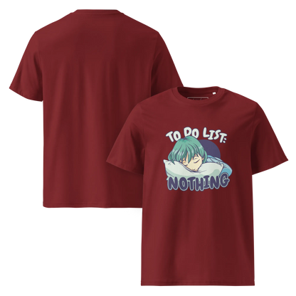 Do Nothing – Bio-Schlafshirt für echte Entspannungskünstler