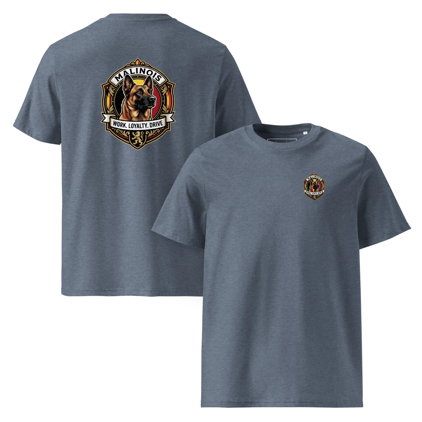 Malinois Dog Badge – Bio-T-Shirt | bullogh