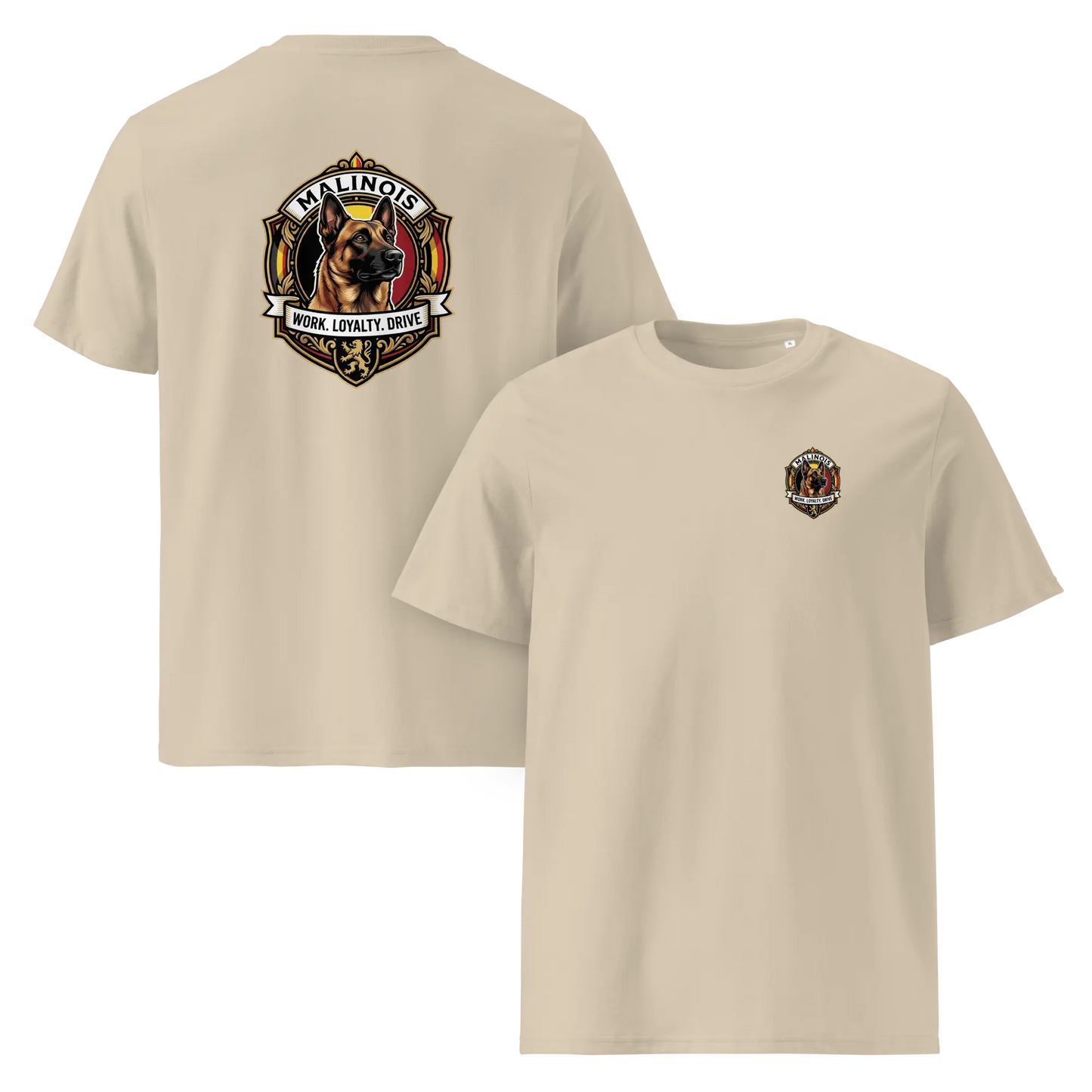 Malinois Dog Badge – Bio-T-Shirt | bullogh
