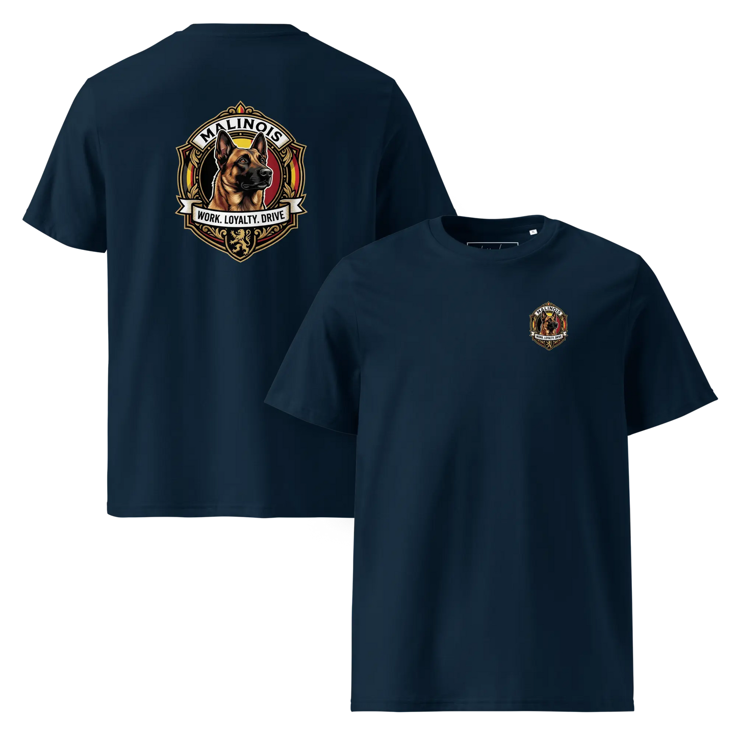 Malinois Dog Badge – Bio-T-Shirt | bullogh