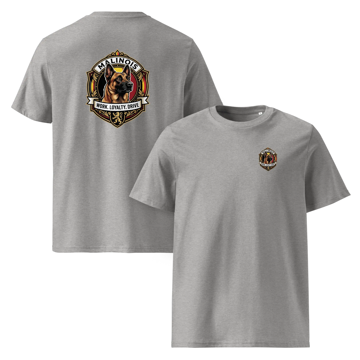Malinois Dog Badge – Bio-T-Shirt | bullogh