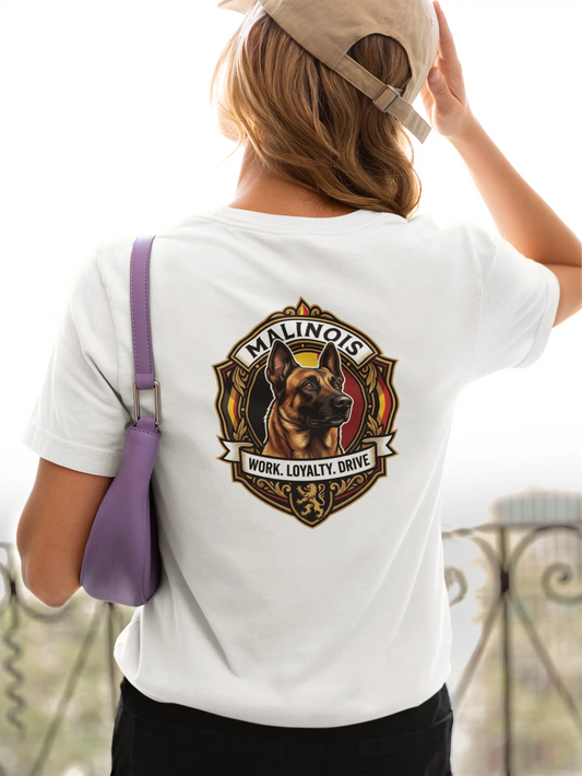 Malinois Dog Badge – Bio-T-Shirt | bullogh