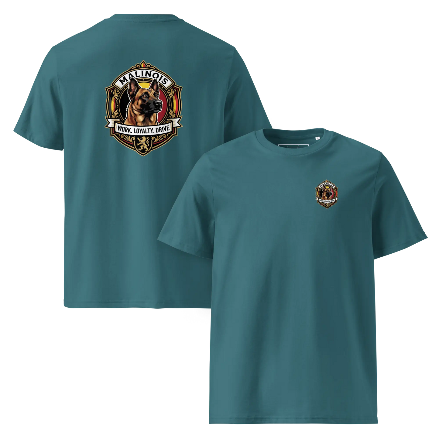 Malinois Dog Badge – Bio-T-Shirt | bullogh