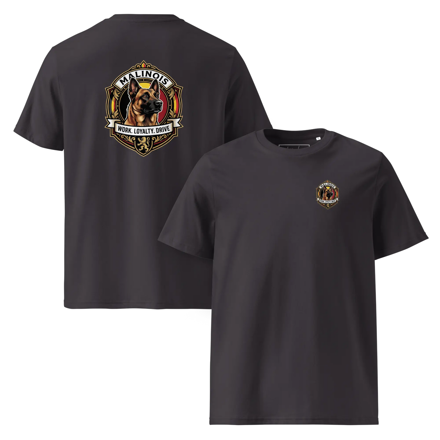 Malinois Dog Badge – Bio-T-Shirt | bullogh