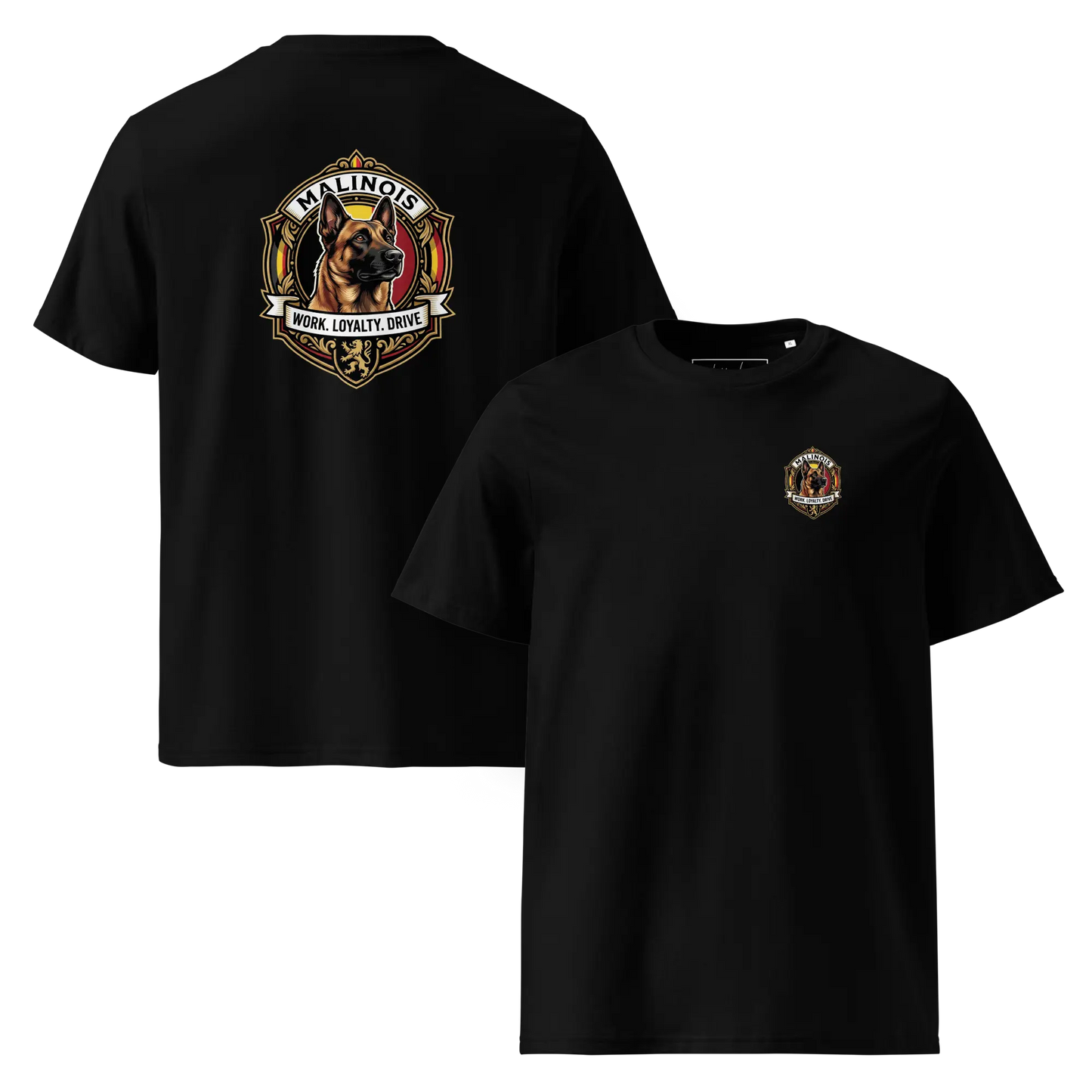 Malinois Dog Badge – Bio-T-Shirt | bullogh