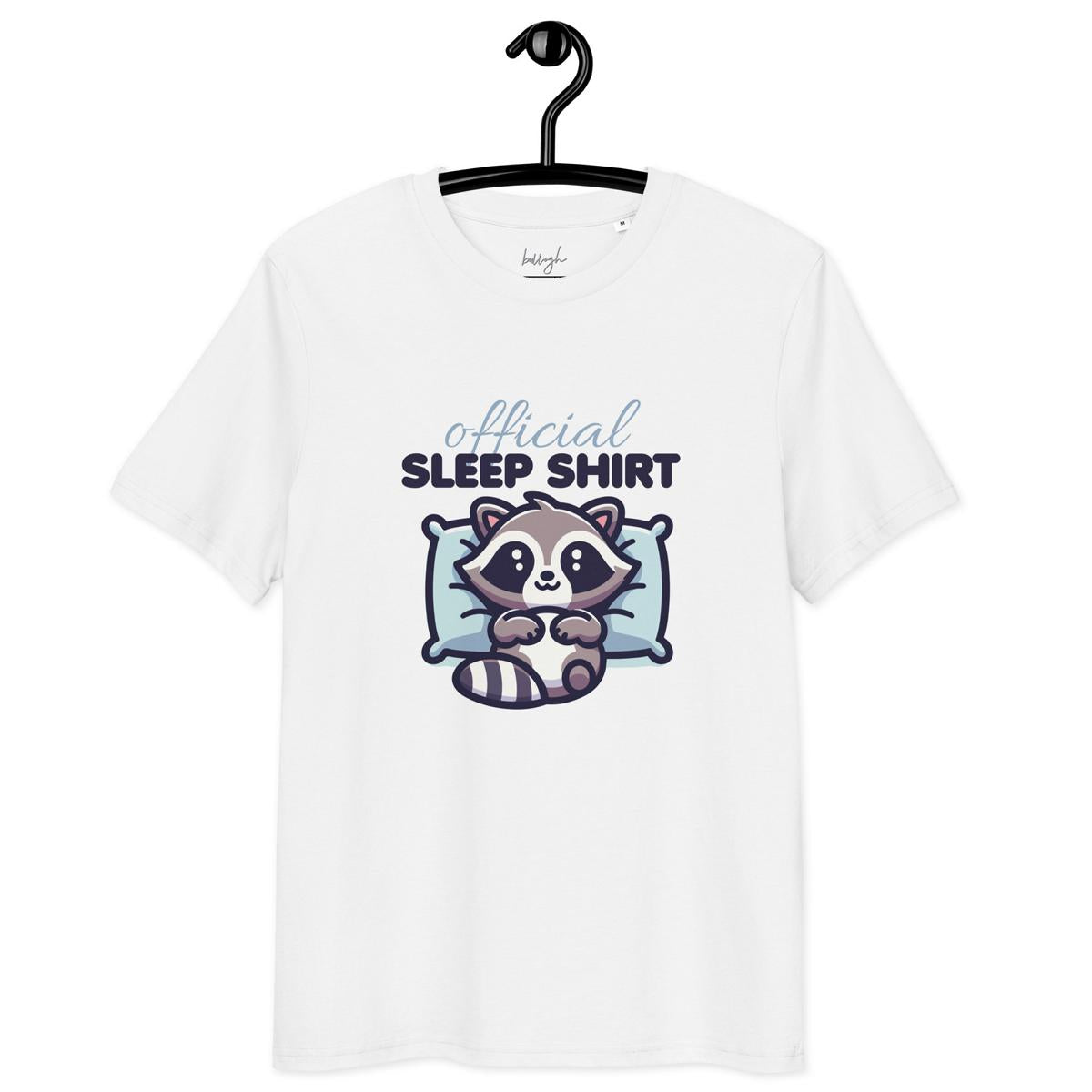Offizielles Schlafshirt Waschbär – Bio Baumwolle & cozy 🦝