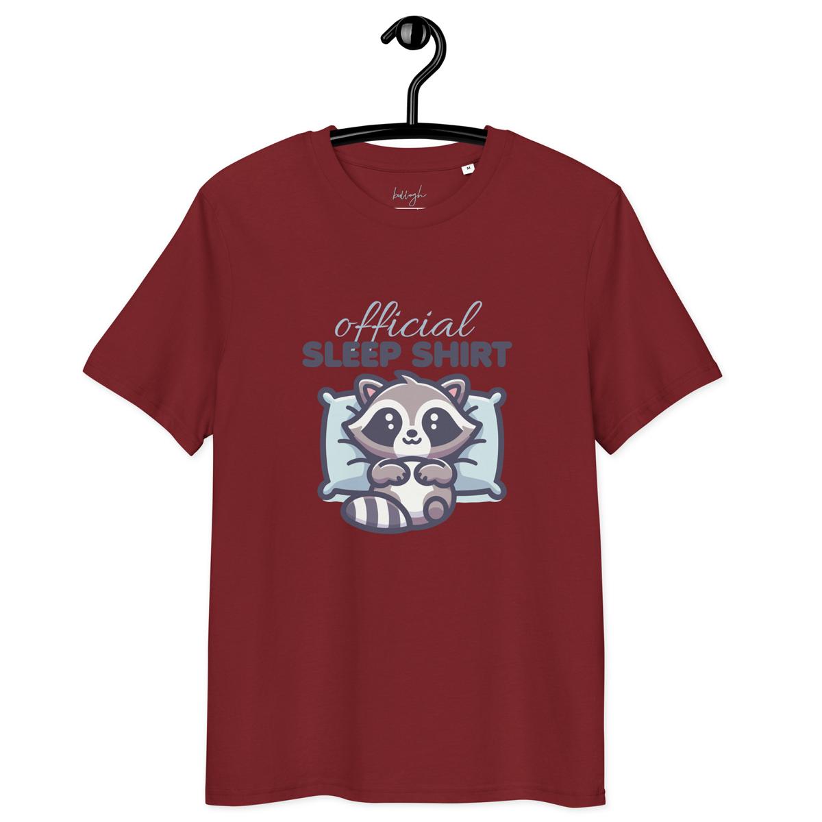 Offizielles Schlafshirt Waschbär – Bio Baumwolle & cozy 🦝