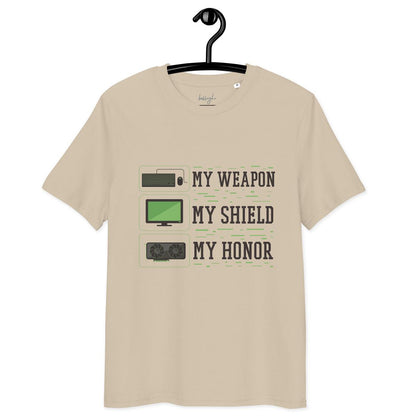 Gaming-Shirt „My Shield“ – Bio, fair und voller Power