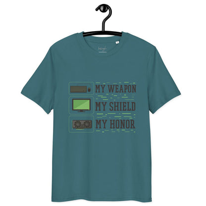 Gaming-Shirt „My Shield“ – Bio, fair und voller Power